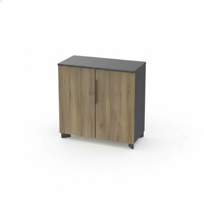 Mueble para oficina de lujo color marrón de madera estilo diseñador Aparador