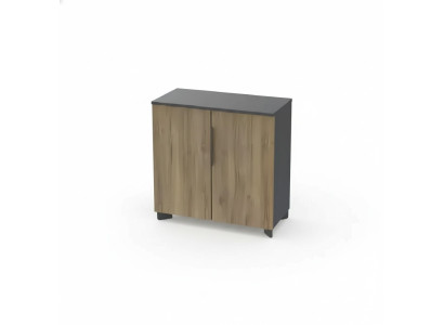 Mueble para oficina de lujo color marrón de madera estilo diseñador Aparador