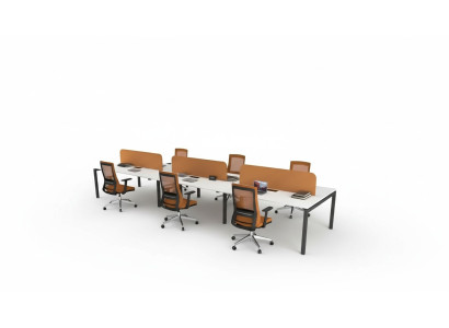 Muebles de oficina Mesa de trabajo para 6 personas Muebles de oficina Muebles de madera