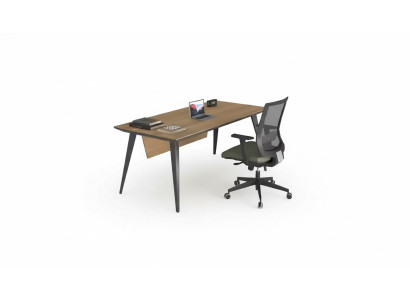 Muebles de escritorio de lujo, muebles de diseño, escritorio de jefe, muebles de madera maciza, decoración.