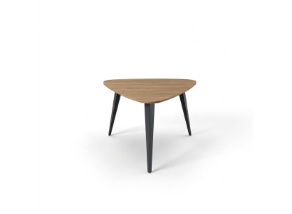 Mesa de centro triangular Muebles de estudio Mesa de café Muebles de madera Marrón Nuevo