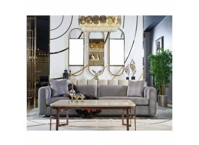 Lujo conjunto de muebles de 2 piezas, sofá de 3 plazas, mesa de centro, sofá, sofás, sillón, nuevo.