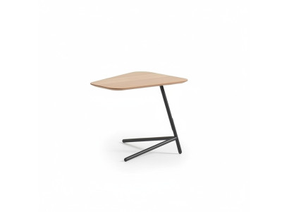 Salón de lujo Mesa auxiliar moderna de sala de estar Material de muebles de madera con metal.