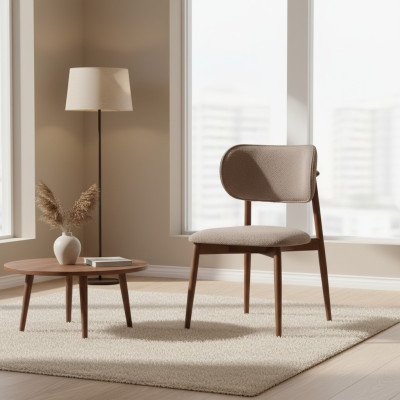 Mesa de comedor Silla Juego de sillas Butaca Tapizado Madera Sillas Hotel Royal