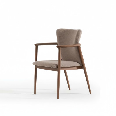 Silla de comedor diseño tapizado tela estilo silla moderna butaca