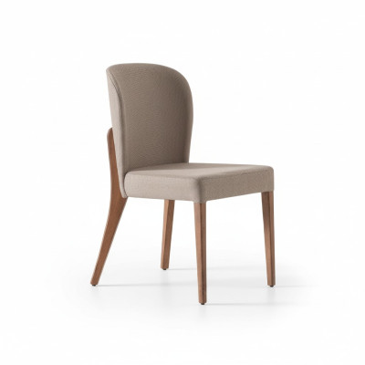 Mueble de comedor Silla Textil Cocina Diseñador Tela Tapizada Sillas