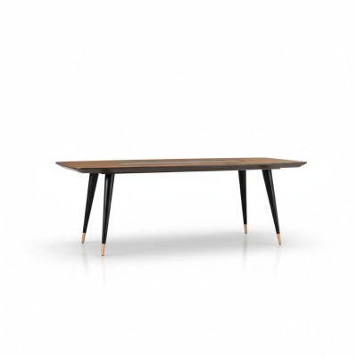 Mesa de comedor Diseño moderno comedor sala de estar cocina Mesa de acero inoxidable.