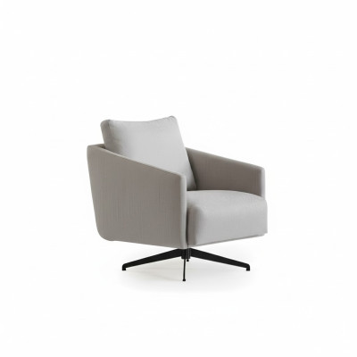 Sillón diseño tapizado sofá sofás textil estilo moderno nuevo gris