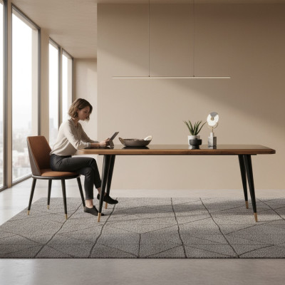 Mesa de comedor Mesa de vidrio Comedor Mesas 210x100 Mesas de comedor 210x100cm