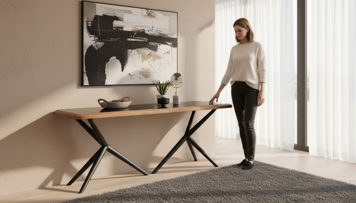Mesa de comedor Mesa Muebles Mesas de comedor Mesa de madera Sala de estar Muebles Mesas Madera
