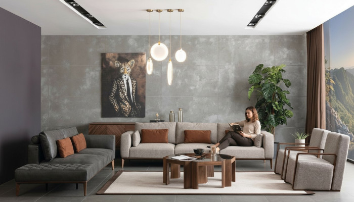 Sofá conjunto sofá muebles mobiliario conjunto sofás set tapizado muebles