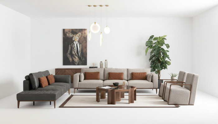 Sofá conjunto sofá muebles mobiliario conjunto sofás set tapizado muebles