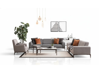 Sofá conjunto de 4 piezas 1 sofá sillón mesa auxiliar conjunto de 5 piezas.