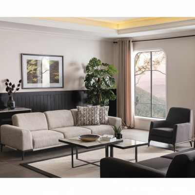 Sofá de salón 4 plazas estilo de diseño muebles sofás modernos elegantes.