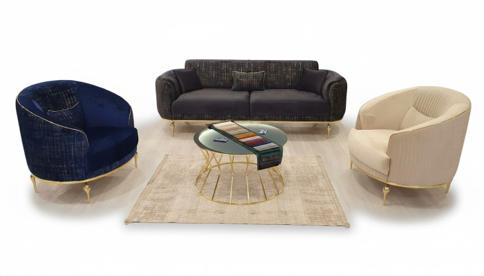 Sofá 3+1+1 asientos muebles de sala de estar sofás + sillón 3 piezas.