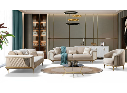 Conjunto de sofás 331 Asiento Sofá Muebles Sala de estar Mobiliario Sofá moderno