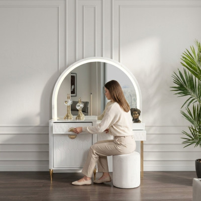 Dormitorio cómoda con consola de espejo Cómodas tocadores Muebles