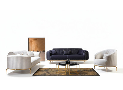 Conjunto de sofás de 3+3+1 plazas, sofá, sillón, sofás de lujo, tela nueva