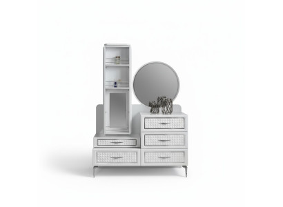 Schlafzimmer Kommode mit Spiegel Luxus Kommoden Sideboard 2tlg. Sideboard