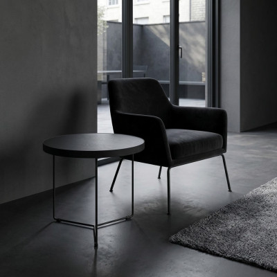 Mesa de café Diseño de mesas de centro de lujo Muebles Salón Redonda