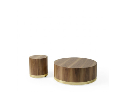 Mesa auxiliar de mesa de centro de mesa de madera para sala de estar.