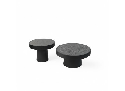 Mesa de centro de lujo de madera Muebles Mesa moderna Mesita de noche Decoración