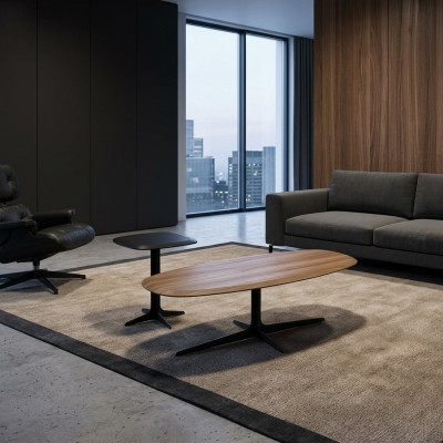 Mesa auxiliar Muebles de lujo Mesa de centro Sala de estar Café Auxiliar 2 piezas