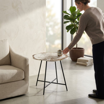 Mesa de centro mesa de café moderna salón estilo italiano decoración