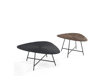 Mesa de centro de madera Mesa auxiliar Mesa de café Mesa de salón de diseñador 2 piezas.