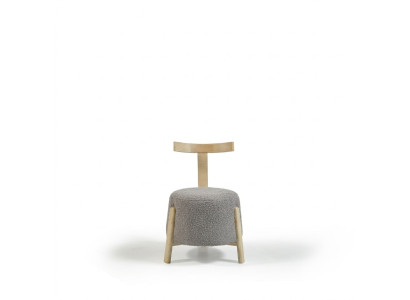 Sillón moderno 1x silla de comedor sala asiento tapizado textil nuevo