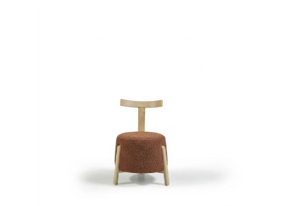 Silla de lujo para comedor, tapizada, sillón redondo, asiento tipo lounge, 1x sillón con respaldo, nuevo.