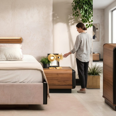 La mesita de noche ideal proporciona comodidad y practicidad en tu dormitorio.