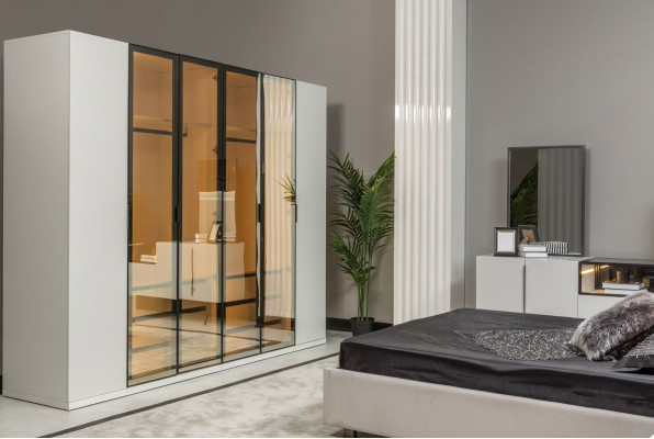 Armario Ropa Mueble Armario Estilo Italiano Lujo Dormitorio Armarios