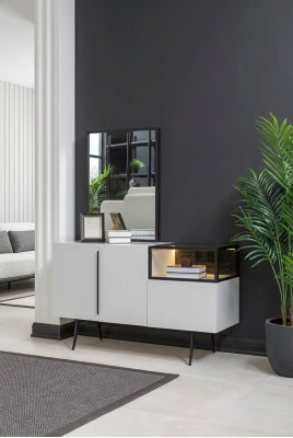 Exquisita cómoda minimalista para dormitorio en estilo moderno