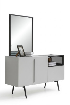 Exquisita cómoda minimalista para dormitorio en estilo moderno