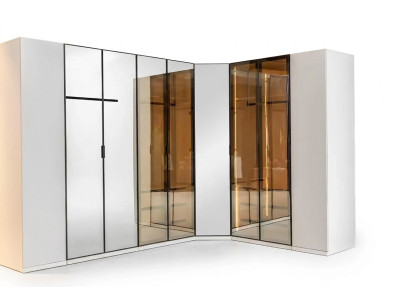Armario Armario de lujo de madera Muebles de diseño de dormitorio