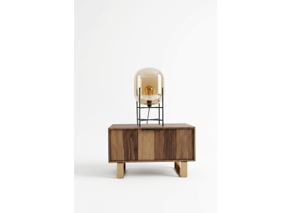 Mesitas de noche rectangulares de madera Mesa de noche Mesita auxiliar de dormitorio