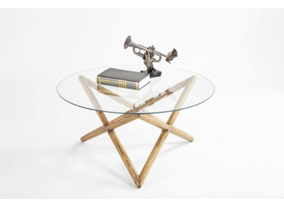 Mesa de centro Mesa Muebles Lujo Mesa auxiliar Madera Moderno Diseño de sala de estar