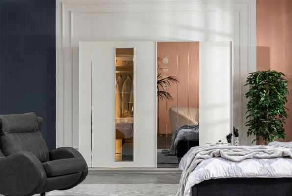 Armario de lujo Armarios Armario  de madera Muebles dormitorio 250 cm