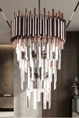 Lámpara de techo de salón candelabro moderno