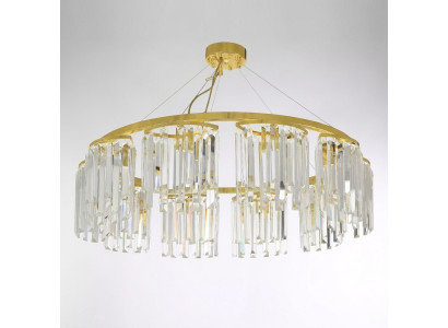 Lámpara de techo redonda de cristal cristalino lámpara lámpara de techo lámparas candelabro