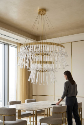 Diseño redondo Lámpara de techo Lámpara de techo Lámpara Candelabro Luminaria
