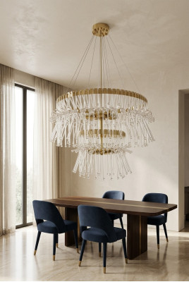 Diseño redondo Lámpara de techo Lámpara de techo Lámpara Candelabro Luminaria