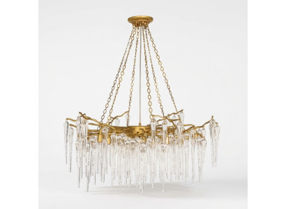 Lámpara de techo Sala de estar Lámpara de techo Lámpara de cristal Lámpara Estilo oro