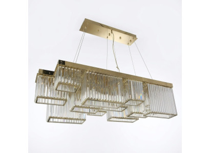 Comedor Mesa Candelabro Candelabro Estilo Lámpara de araña Sala de estar Lujo oro