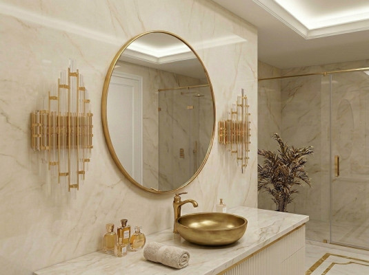 Aplique de cristal Lámpara de pared de sala de estar de lujo dorado Estilo de dormitorio