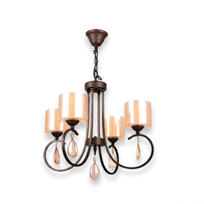 Lámpara de techo colgante de diseño moderno Dorado Sala de estar Cristal nuevo
