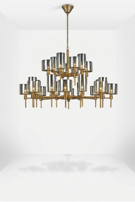 Diseño lámparas 95x120 candelabro Hermoso sala de estar Luz Lujo Lámpara de cristal