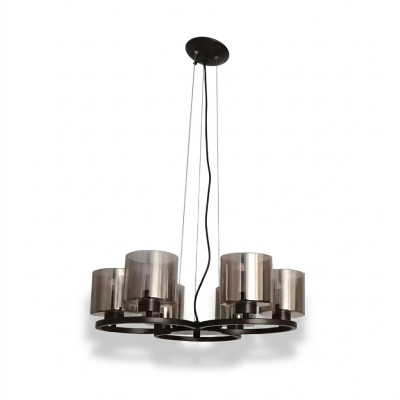 Lámpara de techo Luster Iluminación de techo negro Luster Glass