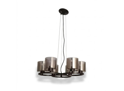 Lámpara de techo Luster Iluminación de techo negro Luster Glass